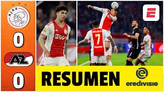 Ajax con buen partido de Edson Álvarez y Jorge Sánchez dividió puntos con AZ Alkmaar  Eredivisie [upl. by Reinhardt330]