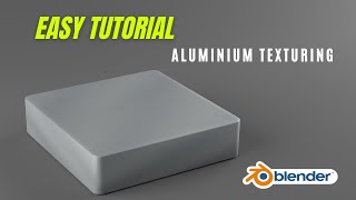 Brushed MetalAluminium Texturing on Blender 293 Tutorial [upl. by Joon]