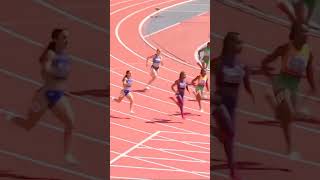 sprint 100m trackandfield 200m run sports athlete motivation running athletics [upl. by Yrocej]