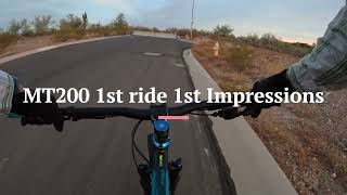 MT200 Upgrade 1st Ride 1st Impressions [upl. by Eniamor]