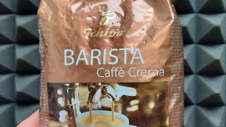 Tchibo Barista Caffé Crema UNBOXING teszt [upl. by Higgins330]