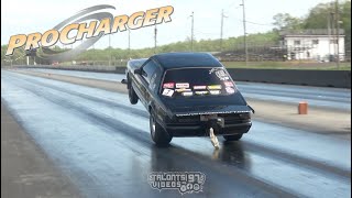 FIERCE F1A104 Procharged FOXBODY x275 Testing [upl. by Ahselef]