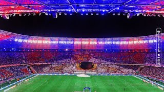 Copa do Nordeste  Mosaico da torcida do Fortaleza  Fotos da final do Nordestão [upl. by Barimah]