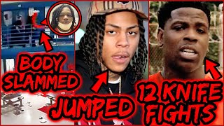 RAPPERS IN PRISON FIGHTS Kay Flock Ksoo Casanova [upl. by Aggi]