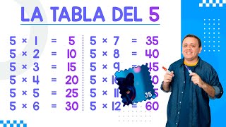 LA TABLA DEL 5 [upl. by Cohn60]