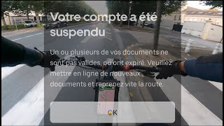 COMPTE UBER SUSPENDU [upl. by Naitsirt]