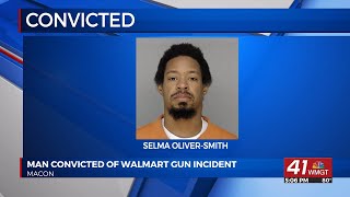 Man convicted after brandishing firearm in Walmart [upl. by Eddy]