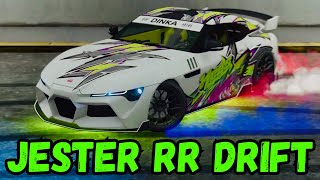 Toyota GR Supra in GTA 5 Online  Jester RR Drift Build  Customization  Los Santos Tuners DLC [upl. by Verada]