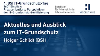 Aktuelles und Ausblick zum ITGrundschutz und abschließende Diskussionsrunde [upl. by Farrar498]