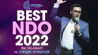 2022 BEST NDO of Sir Jurgen Gonzales VP of Empowered Consumerism OVI  AIM [upl. by Hike]