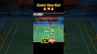 Master Class Drop Shot 🔥💥🔥 lcw 💝 badmintonlovers champion goat godofspeed [upl. by Ahsimed629]