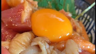 岐阜ランチ沢山の種類があって安い海鮮丼🤗 [upl. by Bartlet]