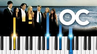 Phantom Planet  California The OC theme song  Piano Tutorial  How to play California on piano [upl. by Adnawyt]