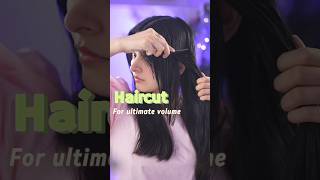 Haircut Tutorial💇‍♀️ Doing This For Years Now😅Product Used glow guard hair serum mcosmeticsline [upl. by Jacobson]