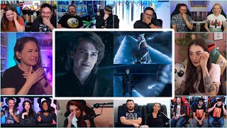 Youtubers Emotionally React To Anakin’s End Scene Reveal  AHSOKA EP 4 Ending Scene Reaction Mashup [upl. by Yonah288]