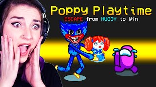 I play the NEW POPPY PLAYTIME MOD in AMONG US [upl. by Akimed]