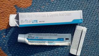 Brite lite cream गोरा करती है कि नही honest review [upl. by Nyladnek]