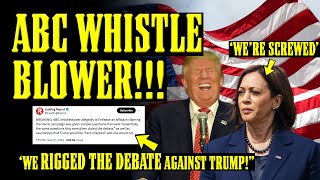 ABC WHISTLEBLOWER quotWE RIGGED IT AGAINST TRUMPquot Kamala Harris in FRANTIC DAMAGE CONTROL [upl. by Sheya]