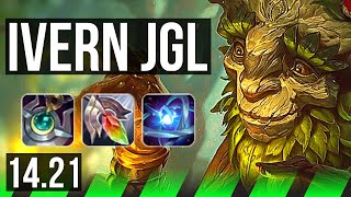 IVERN vs WARWICK JGL  EUW Diamond  1421 [upl. by Ycnaffit]