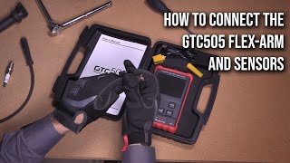 How to Connect the FlexArm and Sensors to the GTC505 Engine Ignition Analyzer [upl. by Plotkin]