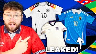 LEAKED EURO 2024 Football Kits [upl. by Attirb]