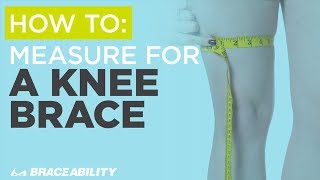 How to Measure Your Knee for Knee Sleeves and Braces [upl. by Pattison]