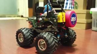 Tamiya Wild Willy2  Unboxing Assembling Painting amp Test Run  The Green Man [upl. by Kcirdnekel]