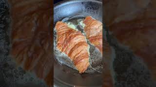 Croissant French toast easy recipe easyrecipe recipes frenchtoast bengalicook breakfast [upl. by Ecnarual]