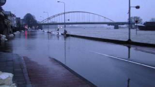 IJssel Deventer  Hoog water  2011 [upl. by Hazeghi859]