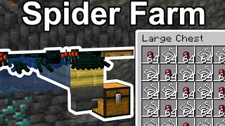 Spider Farm  Eye  String  Minecraft 121 [upl. by Annoeik]