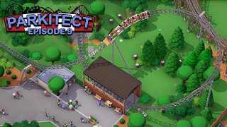 Parkitect hydraulic Launch Coaster  EP 9 [upl. by Willin]