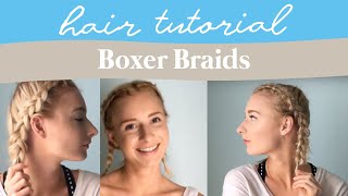 Boxer Braids  Short Hair [upl. by Kele]