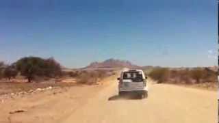 Namibia Mit einem Land Rover zur Spitzkoppe [upl. by Monika]