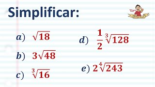 Simplificar radicales Explicación a detalle [upl. by Lehcer185]