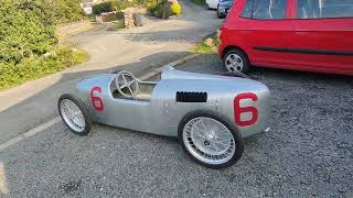 Cyclekart Auto Union type C out on the drive with added bling [upl. by Zaller]