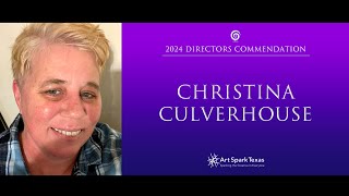 2024 Artist of the Year Awards  Christina Culverhouse  Director’s Commendation [upl. by Rubliw213]