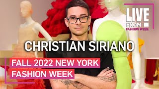 Christian Siriano Fall 2022 NYFW Show FULL LIVESTREAM  E Red Carpet amp Award Shows [upl. by Karas985]