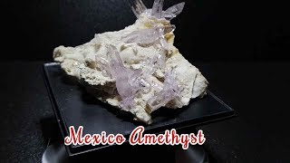 광물보석리뷰 멕시코 자수정 Veracruz AmethystMexico [upl. by Lorianna626]