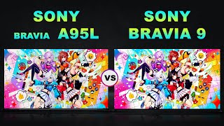 Sony BRAVIA XR A95L vs Sony BRAVIA 9 4K HDR Smart QDOLED TV [upl. by Celle898]