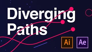 Diverging Paths  Adobe After Effects tutorial [upl. by Horbal]