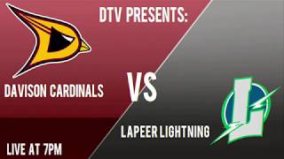 Davison Varsity Football vs Lapeer 102519 [upl. by Baiss]