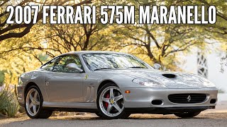 2007 Ferrari 575M Maranello  Drive and Walk Around  Southwest Vintage Motorcars [upl. by Jaqitsch]