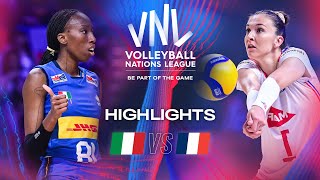 🇮🇹 ITA vs 🇫🇷 FRA  Highlights  Week 2  Womens VNL 2024 [upl. by Aletse]