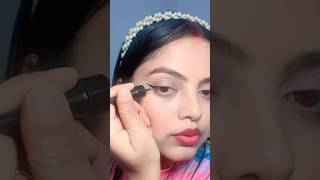 Will you try this makeup hack shorts youtubeshorts makeup eyeliner trending [upl. by Aniv]