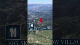 Satellite Map Video of 5255 Lone Mountain Trail  Big Sky Montana [upl. by Blau]