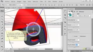 Curso de Photoshop CS6 183 Objetos 3D Deformar iluminación e interpretar [upl. by Ielerol900]