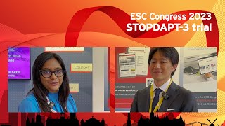 STOPDAPT3 An AspirinFree antithrombotic strategy for PCI  ESCcongress 2023 [upl. by Halak388]