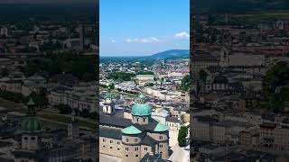 Beautiful Salzburg view from the Castle [upl. by Imuyam233]