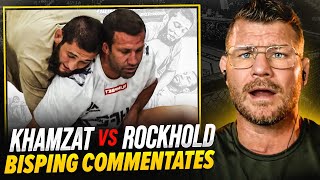 BISPING reacts KHAMZAT CHIMAEV vs LUKE ROCKHOLD  Grappling Match BREAKDOWN [upl. by Rednal623]