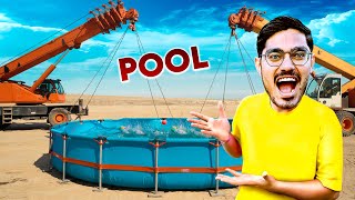 Worlds First Swimming Pool in Air🔥 हवा में लटकता हुआ स्विमिंग पूल एक अजूबा [upl. by Ehtyde]